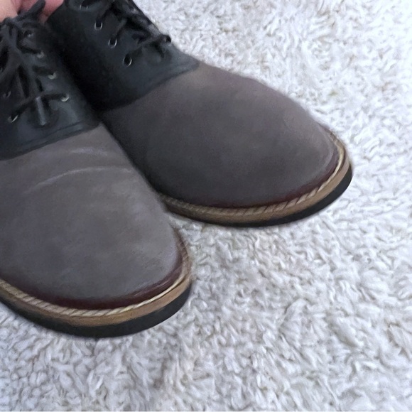 Cole Haan Shoes Mens Grand OS Two Tone Leather Saddle Oxfords Shoes Taupe SZ 10 main image 8